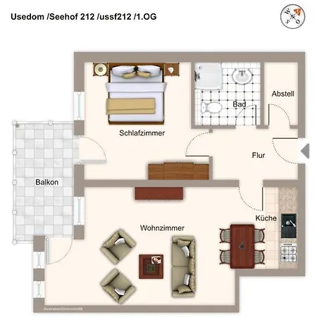Apartman Seehof Seehof 212